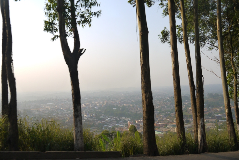A view of the City of Bamenda from the mountain